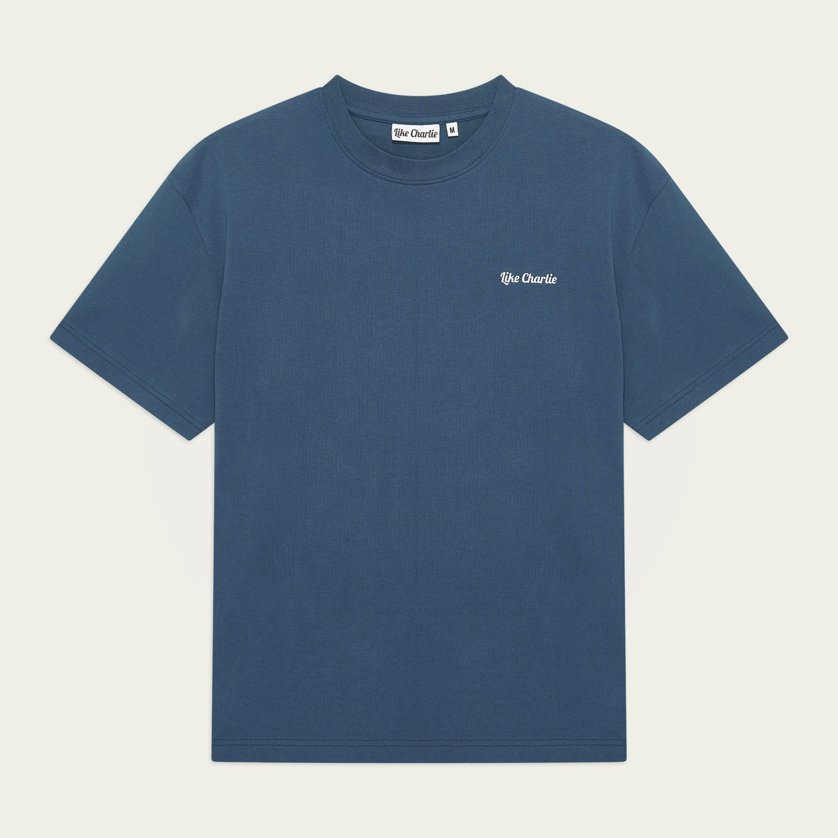Basic Marineblauw T-shirt