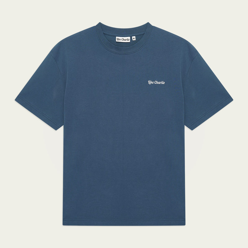 Basic Marineblauw T-shirt