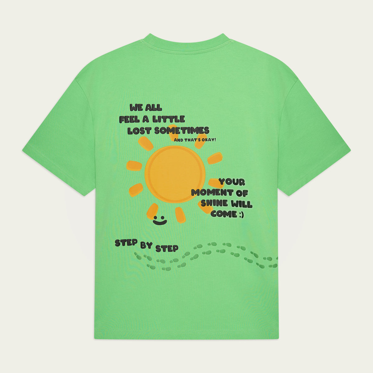 Shine Bright Limegroen T-shirt